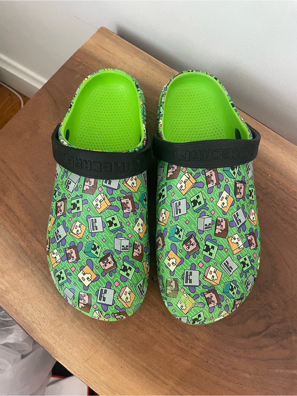 Minecraft Boys Unlined EVA Clog size5/6